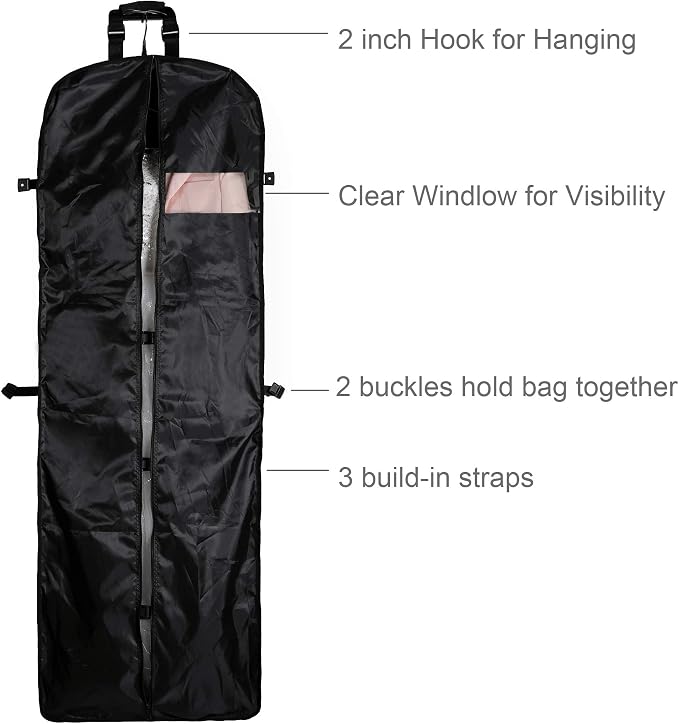 72" Tri-Fold Wedding Garment Bag