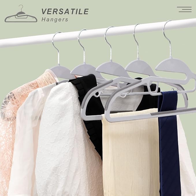 BAGAIL Plastic Hangers 50 Pack