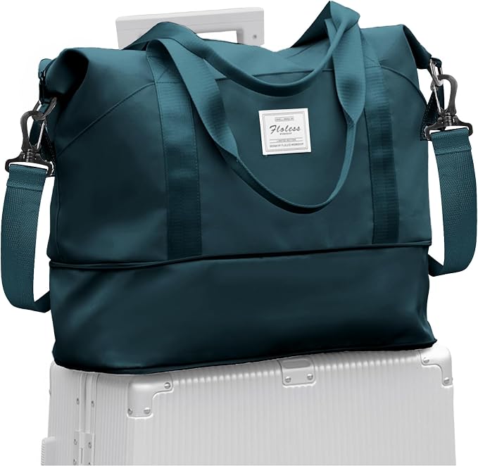 Travel Duffel Bag, Sports Tote Gym Bag, Shoulder Weekender Overnight Bag