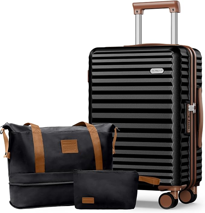SHOWKOO Suitcase Hardside Expandable Luggage Set, Suitcase
