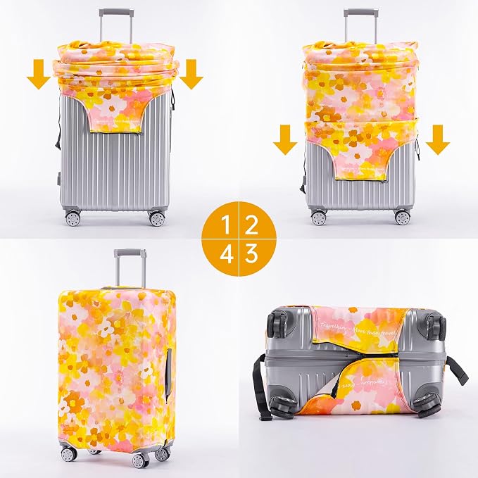 Travelkin Luggage Covers For Suitcase Tsa Approved, Suitcase Cover Protector