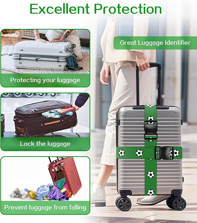 Luggage Straps for Suitcases Travel Belt Luggage Band Heavy Duty Traveling