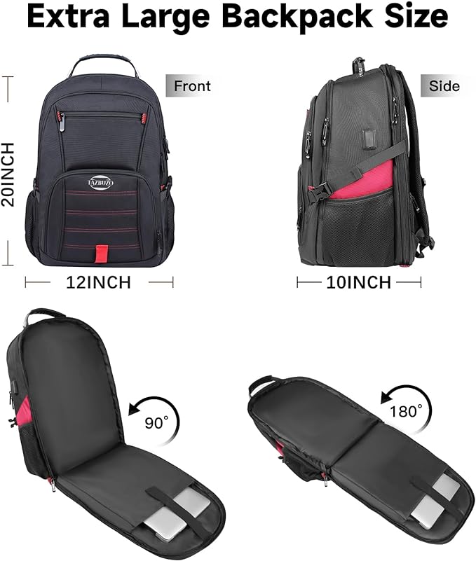 50L Travel Backpack, Extra Large Backpack, Laptop Backpack