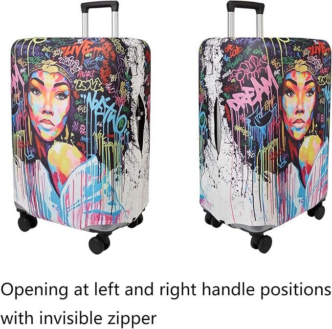 WUJIAONIAO Travel Luggage Cover Baggage Suitcase Cover Protector Skins 18-32