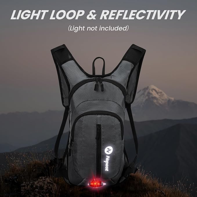 Nepest Hydration Pack Backpack for Women & Men, Lightweight Water Backpack