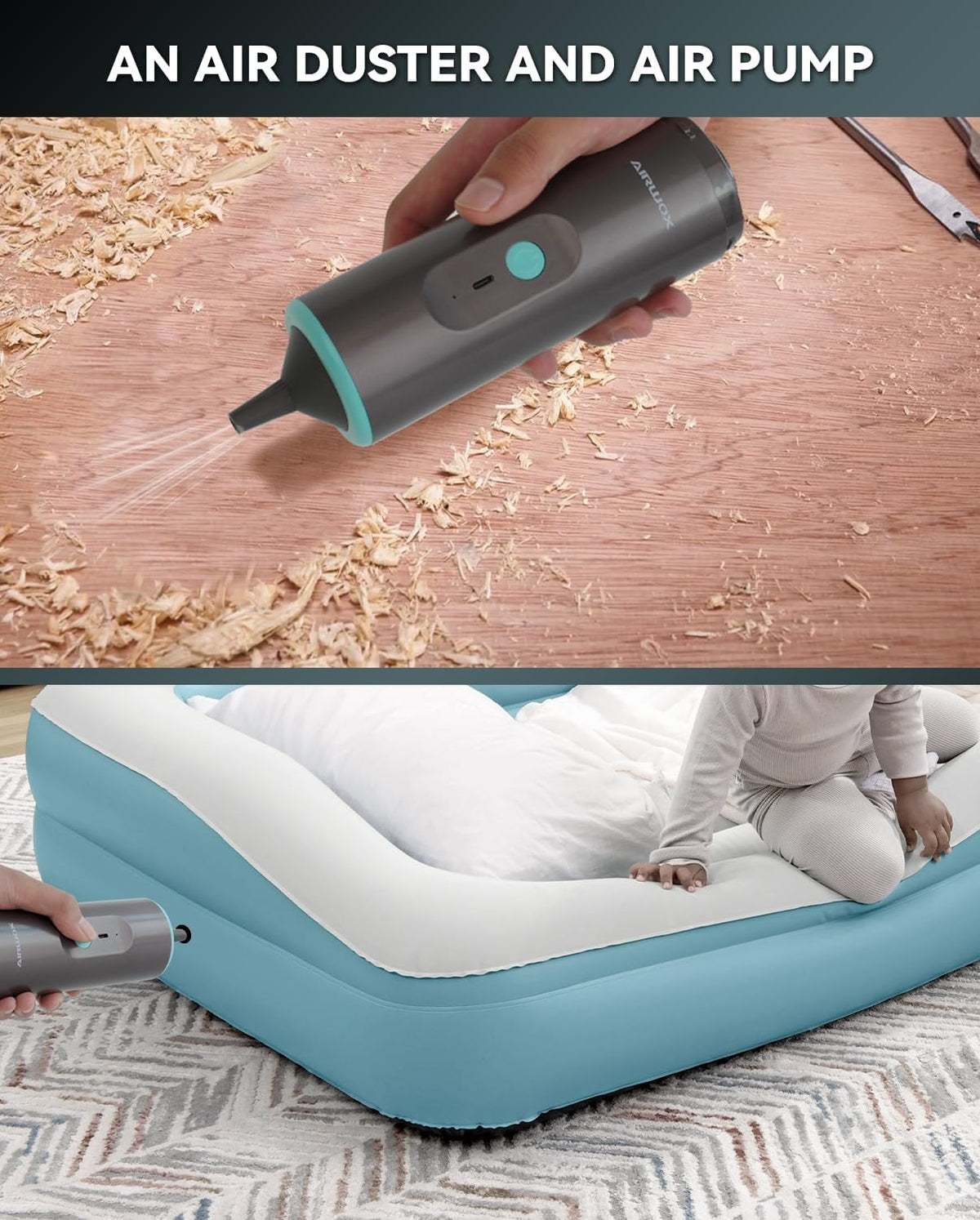 Cordless Handheld Vacuum, 13000Pa High Power Car Vacuum with Brushless Motor and Blower Accessories, for Home and Car Use