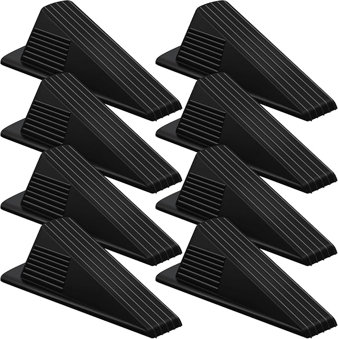Frienda 8 Pcs Jumbo Door Stoppers Heavy Duty Door Stopper Tall up to 2inch Tall