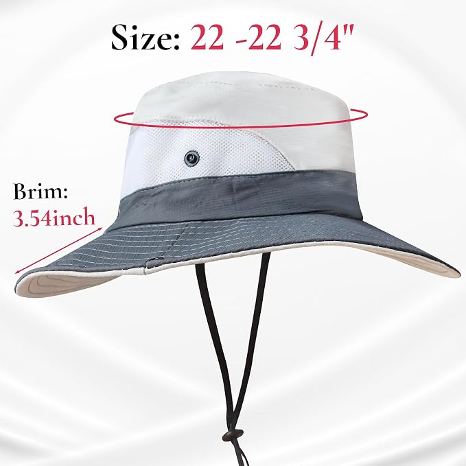 NPQQUAN Ponytail Sun Bucket Hats