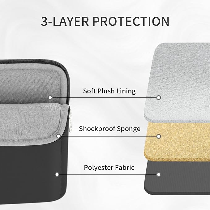 RAINYEAR Laptop Sleeve Case 13.3 Inch, Protective Portable Case