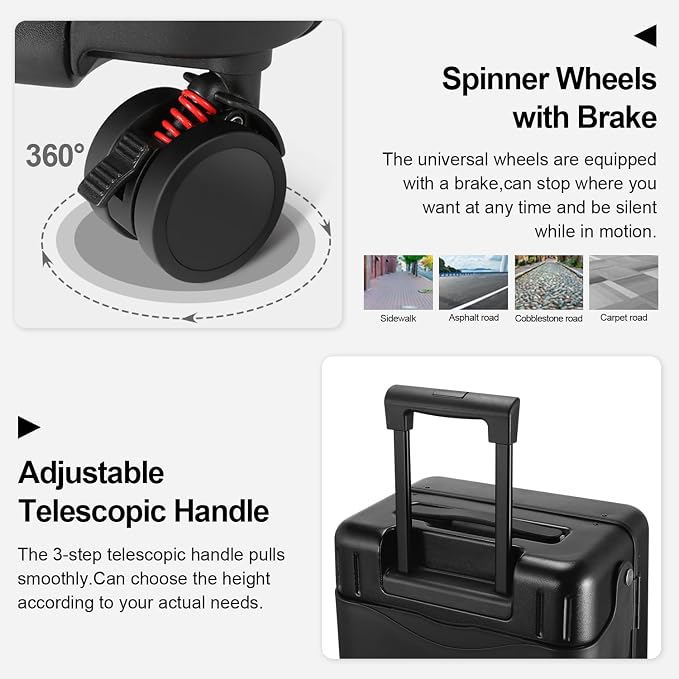 Ride On Luggage with Foldable Seat