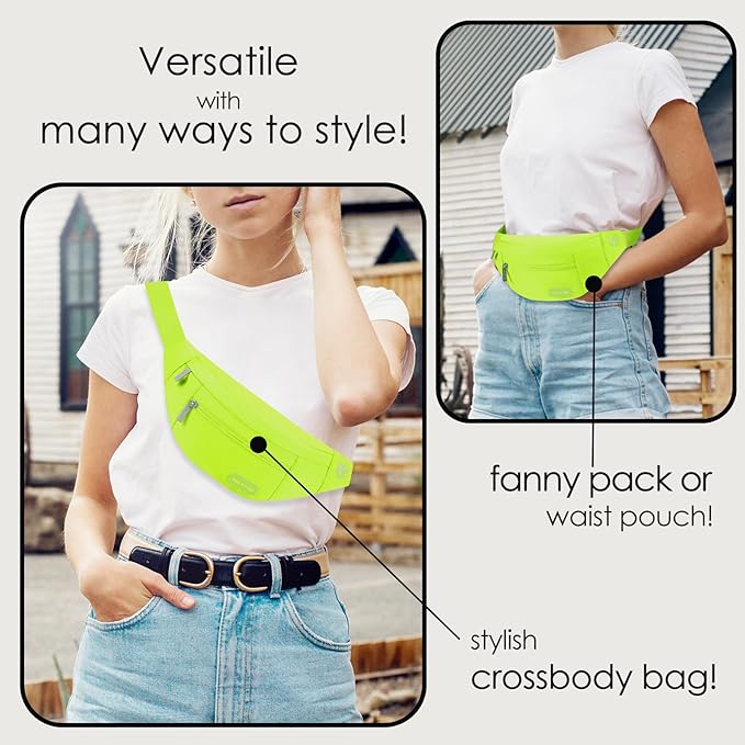 MAXTOP Large Crossbody Fanny Pack