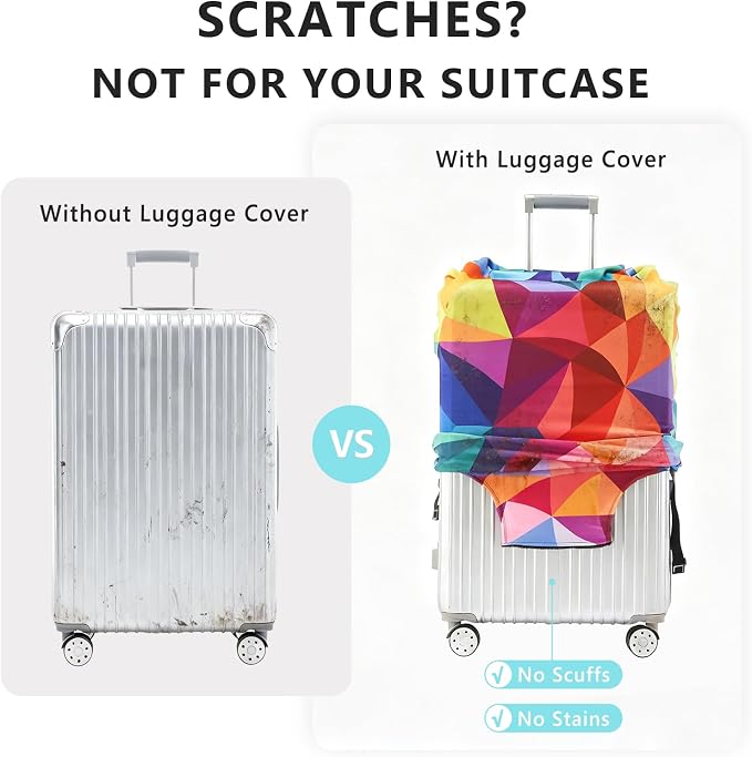 Travelkin Luggage Covers For Suitcase Tsa Approved, Suitcase Cover Protector