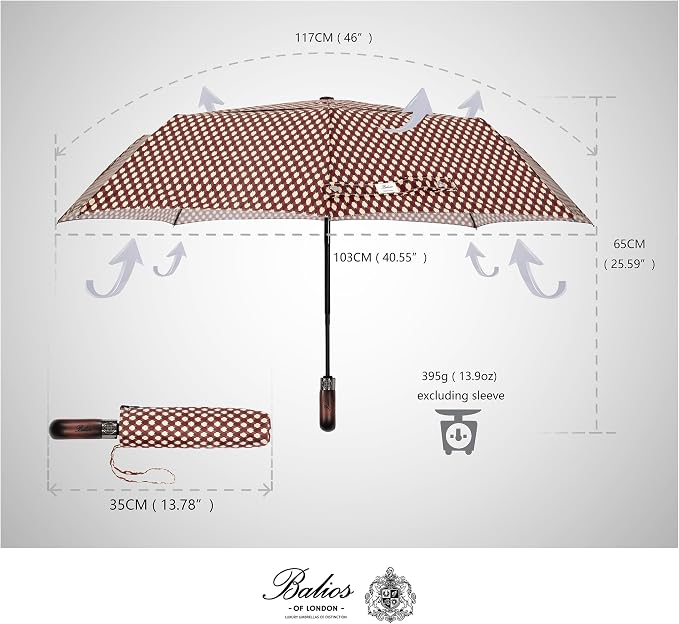 Balios Travel Folding Umbrella
