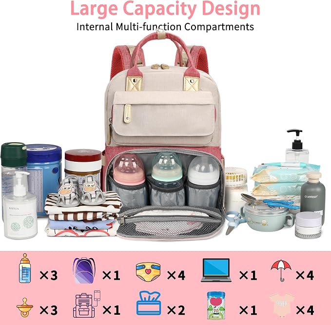 Diaper Bag Backpack, Baby Girl Diaper Bag, Large Diaper Bag Backpack Gift