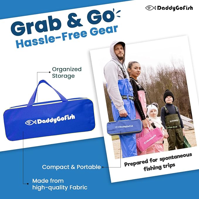 DaddyGoFish Kids Fishing Pole