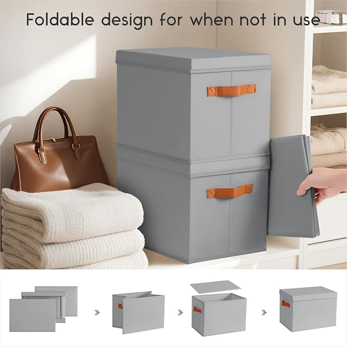 Storage Bins with Lids
