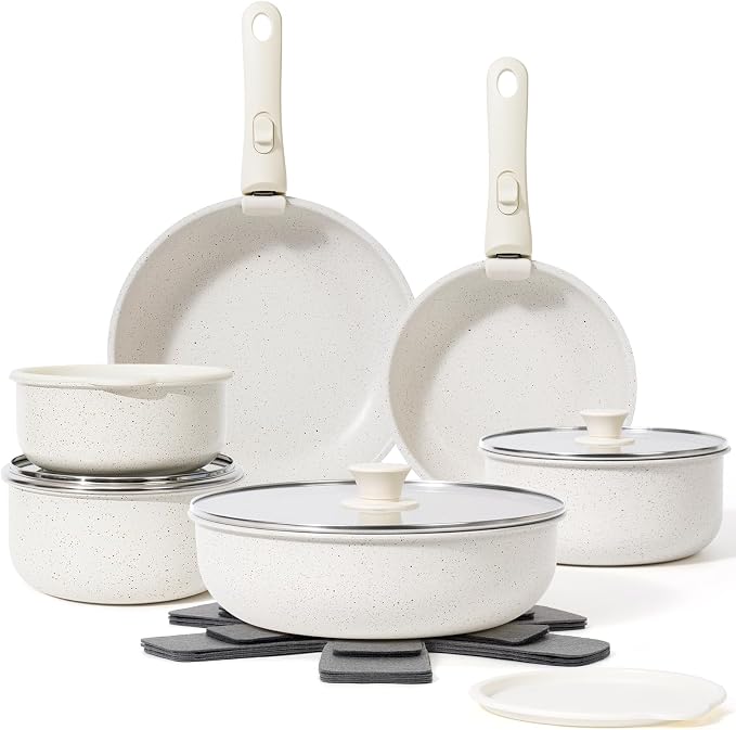 18 Pcs Pots and Pans Set Non Stick, Cookware Sets