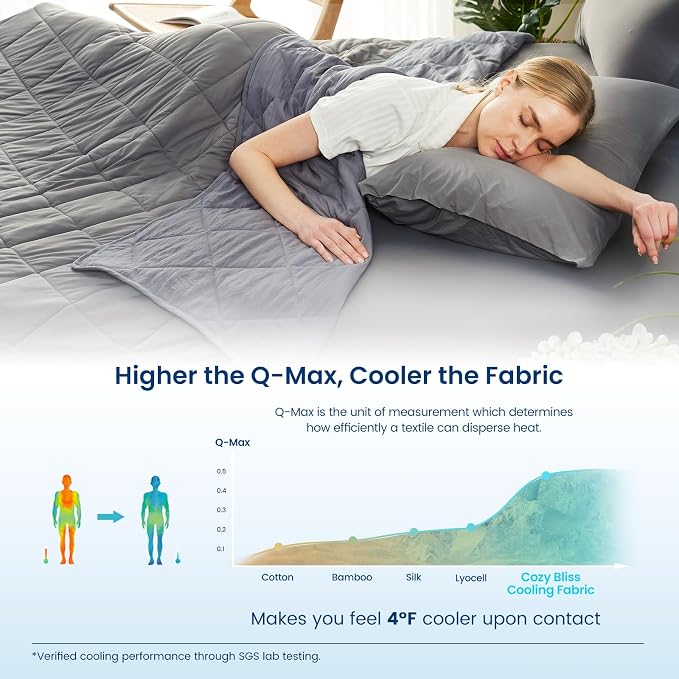 Cozy Bliss Cooling Throw Blanket