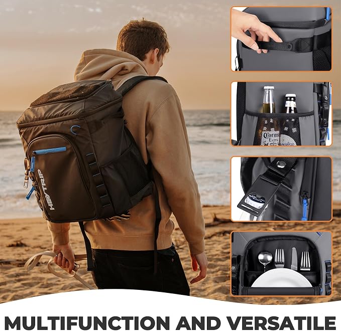 Heytrip Backpack Cooler 36/54 Cans Insulated Waterproof Cooler Bag