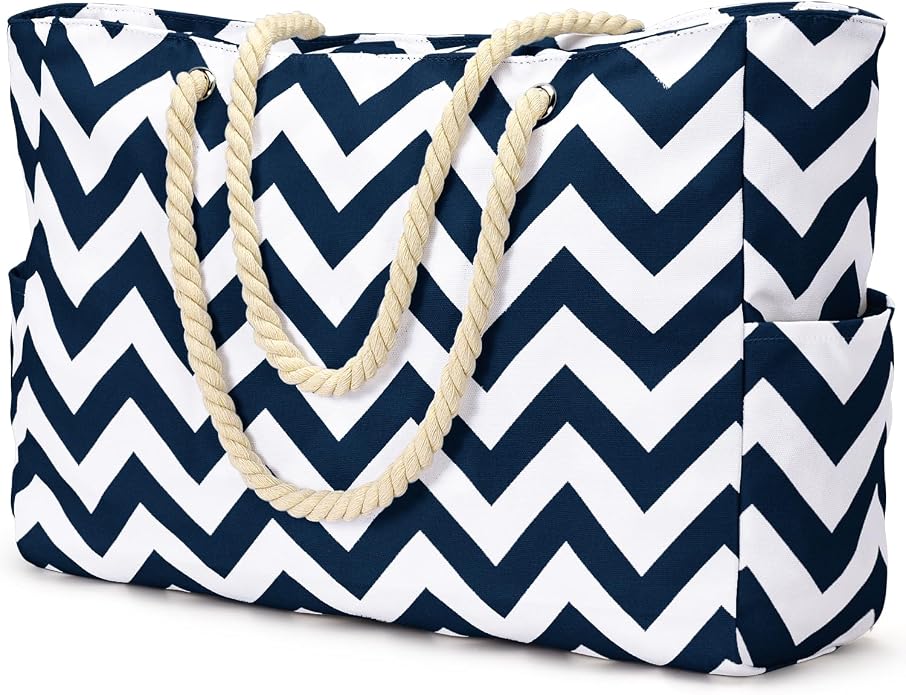 Becokan Beach Bag Large Beach Tote Bag