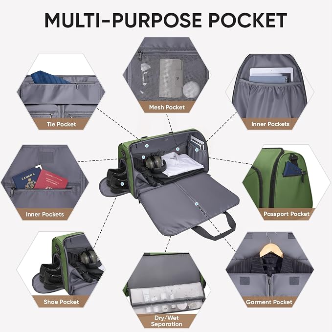 BALEINE Convertible Garment Bag