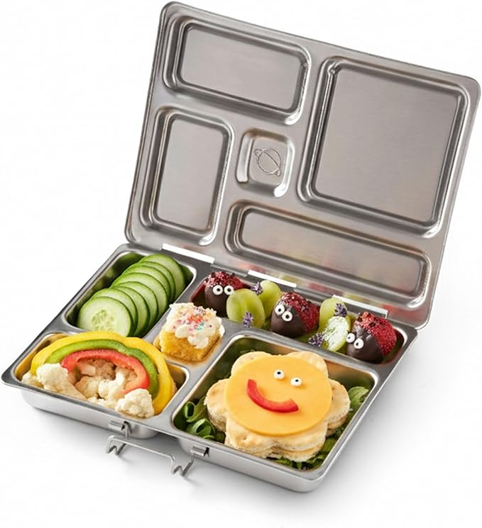 PlanetBox Rover Stainless Steel Bento Box Style Lunch Box