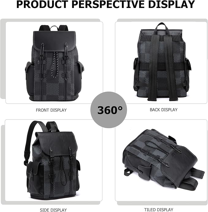 KingTo Laptop Backpack for Men Luxury Anti-Theft Travel Backpack Casual