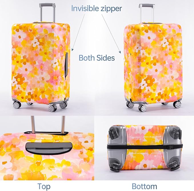 Travelkin Luggage Covers For Suitcase Tsa Approved, Suitcase Cover Protector
