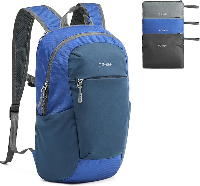 G4Free Packable Hiking Backpack 20L Lightweight Foldable Travel Daypack