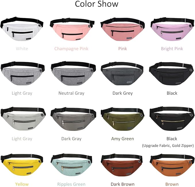 MAXTOP Large Crossbody Fanny Pack
