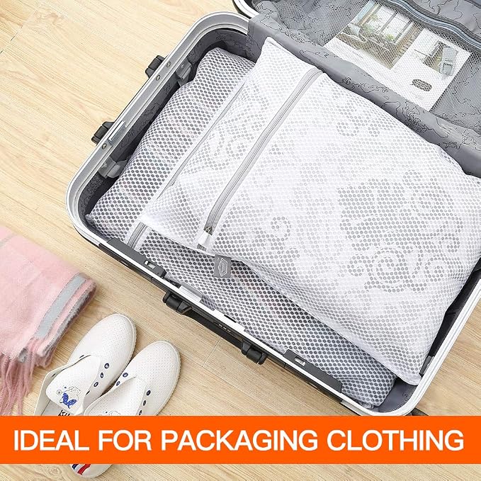 Kimmama Laundry Bag Mesh Wash Bags, Washing Machine Wash Bag, Net Washer Sack