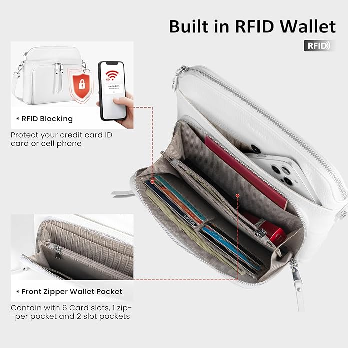 befen Genuine Leather Crossbody Purses