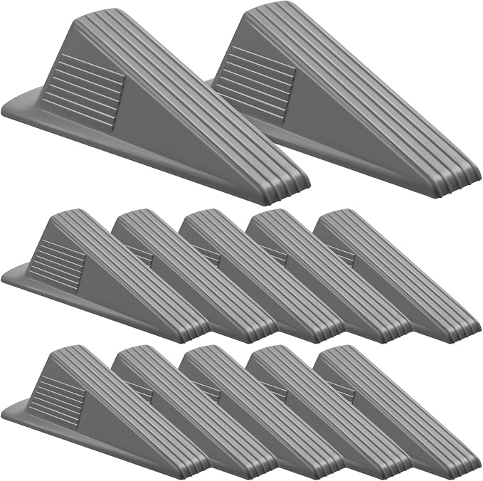Frienda 12 Pcs Jumbo Door Stoppers Heavy Duty Door Stopper Tall up to 2inch