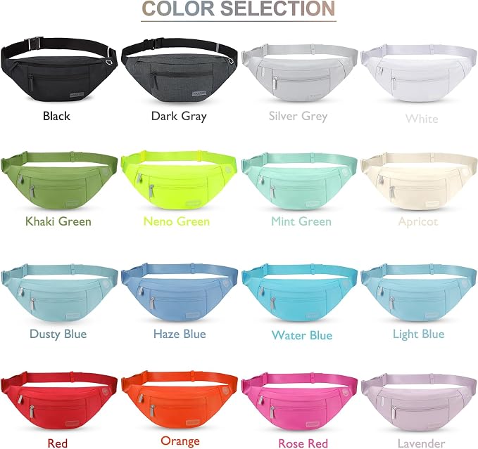 MAXTOP Large Crossbody Fanny Pack