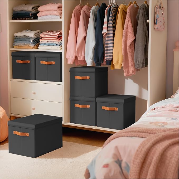 Storage Bins with Lids