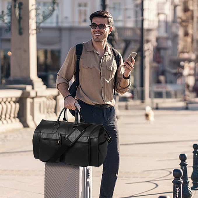 seyfocnia Convertible Travel Garment Bag, Carry on Garment Duffel Bag