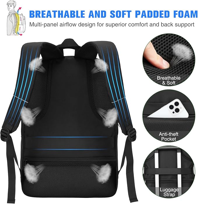 Paude Laptop Backpack, School Backpack Large Bookbag