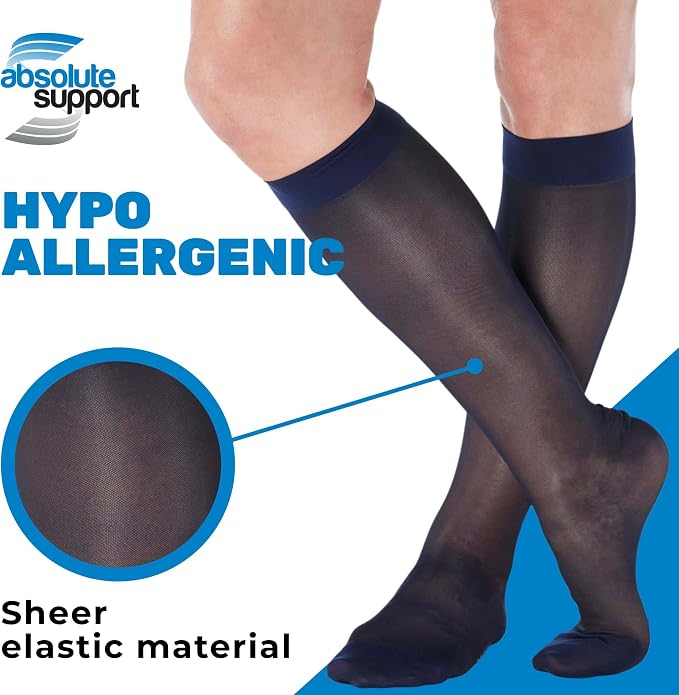 Made in USA - Sheer Compression Socks