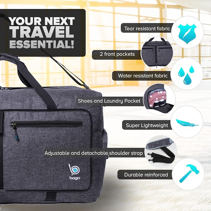 Bago Large Foldable Duffel Bags