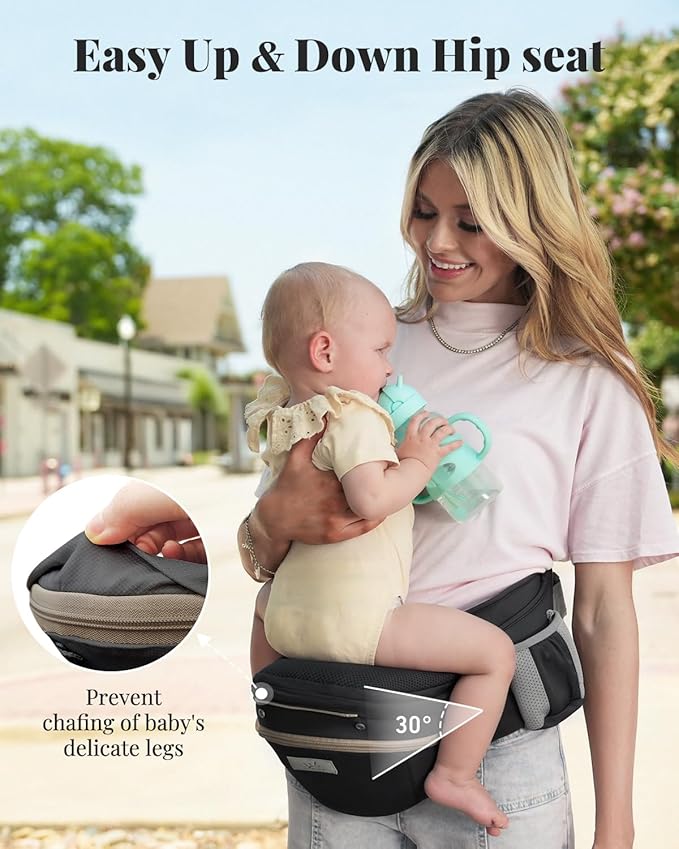 MOMTORY Carryall™ Pro Baby Carrier, Safety-Certified 6-in-1 Ultra Storage Baby