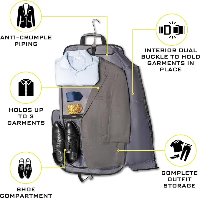 Premium Suit Garment Bag Carry On