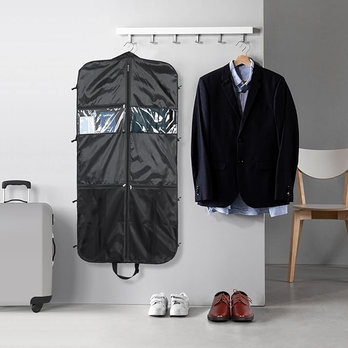 Zilink 48 Inch Garment Bags for Travel Heavy Duty Travel Suit Bag for Men Women