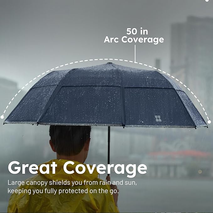 Weatherman Premium Collapsible Small Travel Umbrella Compact