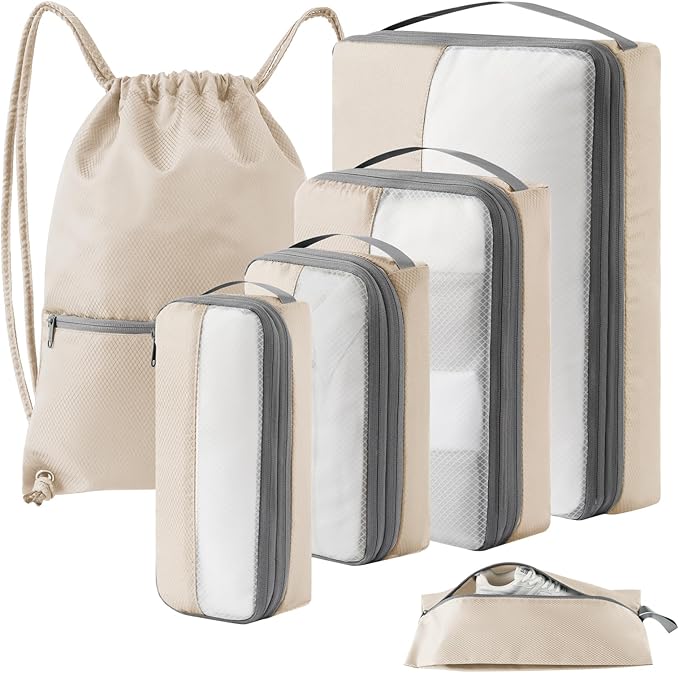 6 Set Compression Packing Cubes