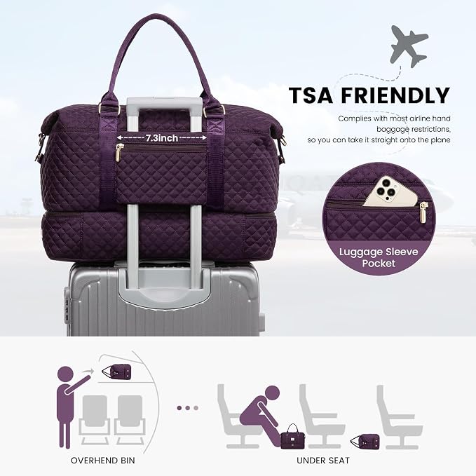 LOVEVOOK Travel Duffle Bag, Weekender Bags