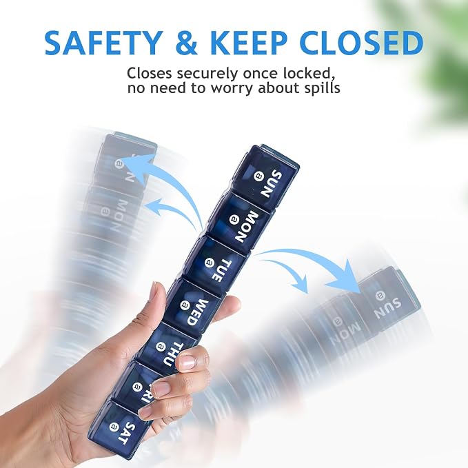 2-Pack Weekly Large Pill Organizer