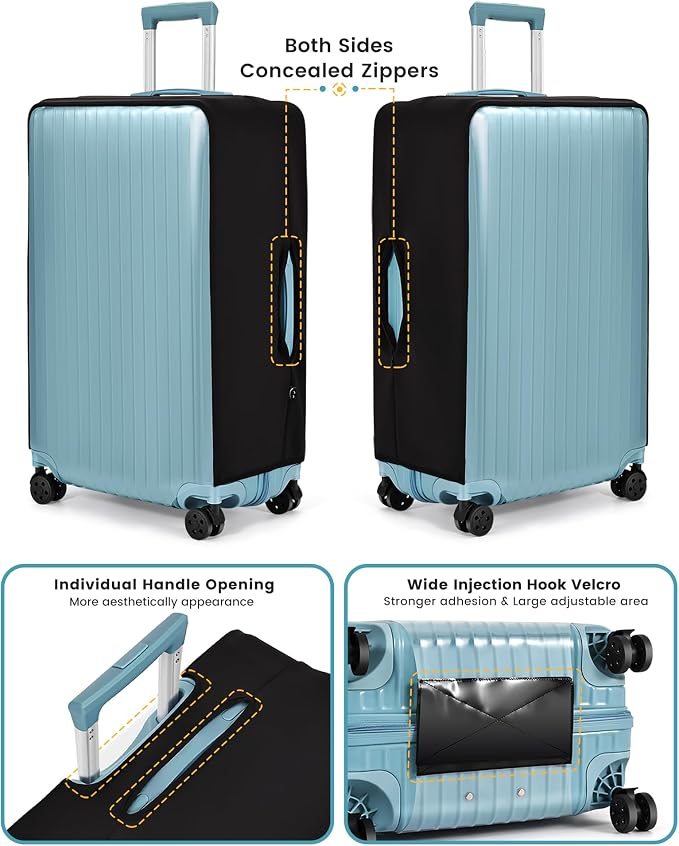 Travelkin Clear Luggage Cover Protectors