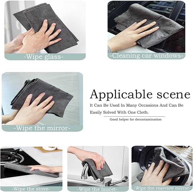 10 Pcs 11×11 Inches New Real Magic Cloth Thickened Magic Cleaning Cloth