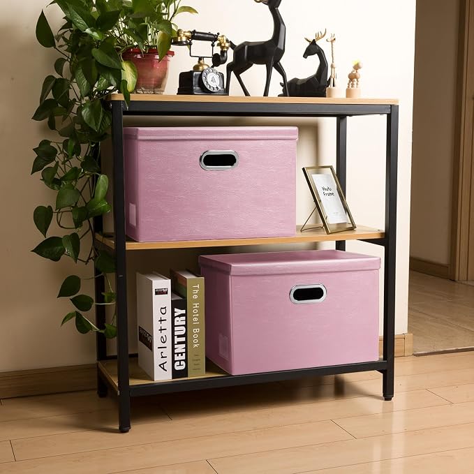 PRANDOM Large Stackable Storage Bins