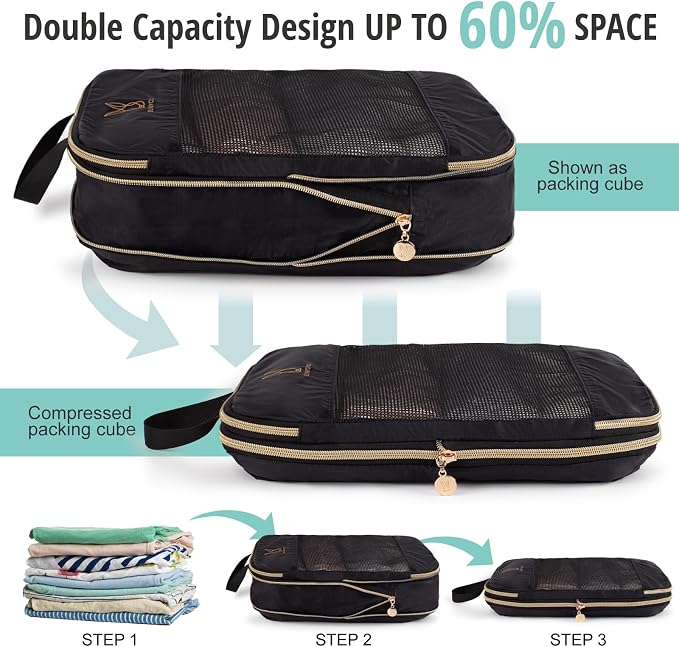 Expandable Compression Packing Cubes